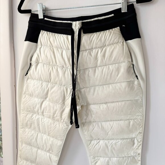 Holden Hybrid Down Jogger Pants Pearl White Black Small - Picture 5 of 13